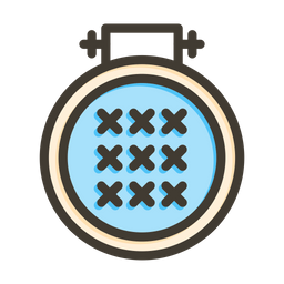 Cross Stitch  Icon