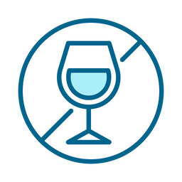 Alcohol free  Icon