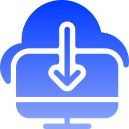 Computer Download  Icon