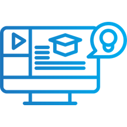 Online Learning  Icon