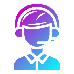 Customer service agent  Icon