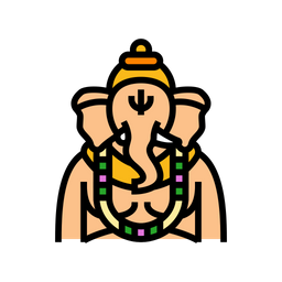 Ganesha Dios Indio Icono