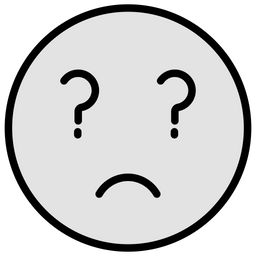 Confused Face  Icon