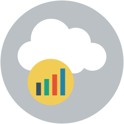 Cloud-Analyse  Symbol