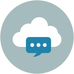 Cloud communication  Icon