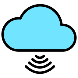 Wireless Cloud  Icon