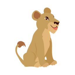 Lioness Lion Cub Lion Icon