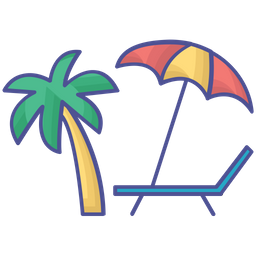 Beach Destinations  Icon