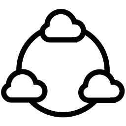 Cloud-Netzwerk  Symbol