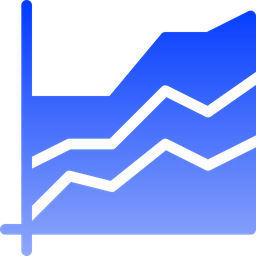 Gráfico de fragmentos  Ícone