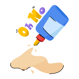 Glue Spill  Icon