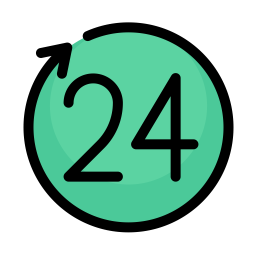 24 hour service  Icon