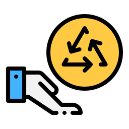 Recycling hand  Icon