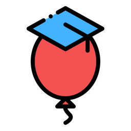 Graduation balloon  Icon