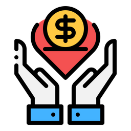 Charity hand  Icon