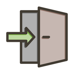 Exit Door  Icon