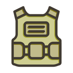 Bullet Proof Vest  Icon