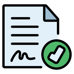 Approve document  Icon