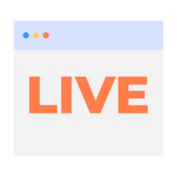 Live streaming  Icon