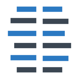 Zentriert ausrichten  Symbol