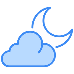 Cloudy night  Icon