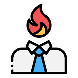 Burning head  Icon