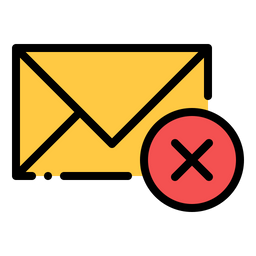 Mail decline  Icon