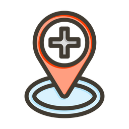 Hospital location  Icon