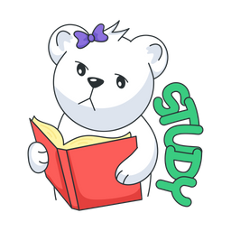 Bear Studying  Icon