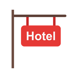 Hotel Sign  Icon