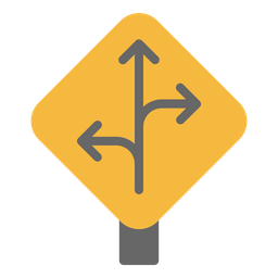 Direction Sign  Icon