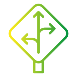 Direction Sign  Icon