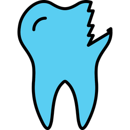 Broken tooth  Icon