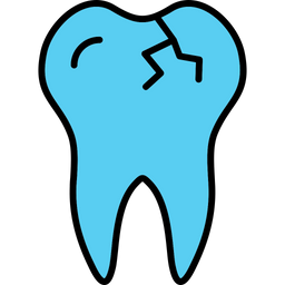 Broken tooth  Icon