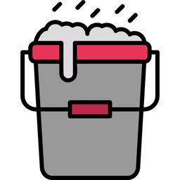 Cleaning bucket  Icon