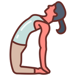 Camel pose  Icon