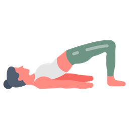 Bridge pose  Icon