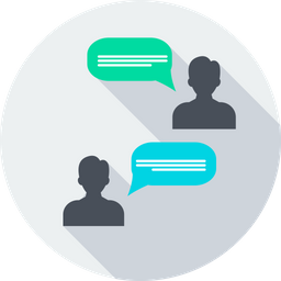 Business conversation  Icon