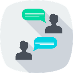 Business conversation  Icon