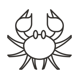 Krabbe  Symbol