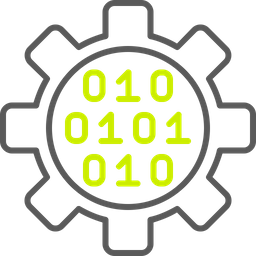 Binary gear  Icon