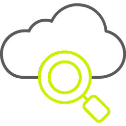 Cloud search  Icon