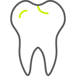 Dente quebrado  Ícone