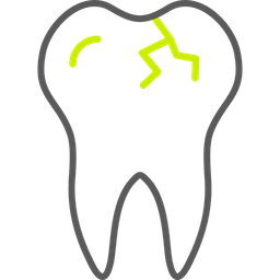 Broken tooth  Icon