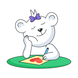 Bear Writing  Icon