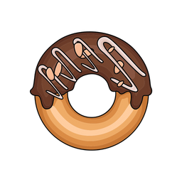 Chocolate Donut  Icon