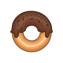 Chocolate Donut  Icon