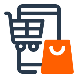 Mobile Shopping  Icon