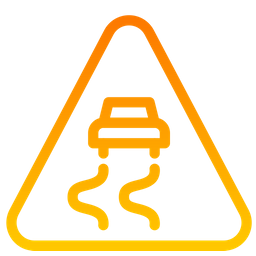 Slippery Road  Icon