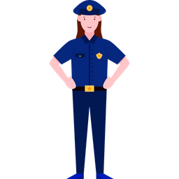 Female Cop  Icon